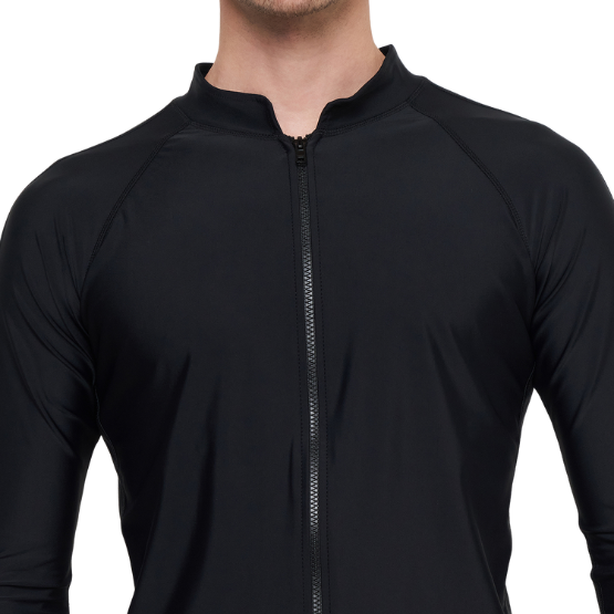 Black Male Rashguard Flexcurrent - Black - Image 3